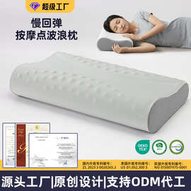 亚马逊颈椎枕头记忆棉礼品人体工学护颈枕慢回弹护颈记忆枕云端感