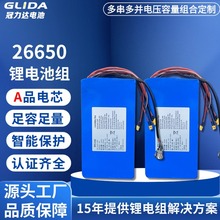 26650锂电池组吸尘器扫地机器人磷酸铁锂可充电动力锂离子电池组