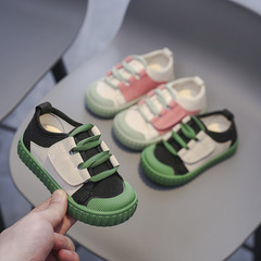 Baby toddler shoes, canvas shoes, summer breathable sneakers, soft-soled children's shoes, boys' shoes, 3-year-old baby girl, spring and autumn