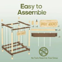 跨境木质毛绒玩具收纳架拼色玩偶整理架客厅儿童玩具公仔存储架