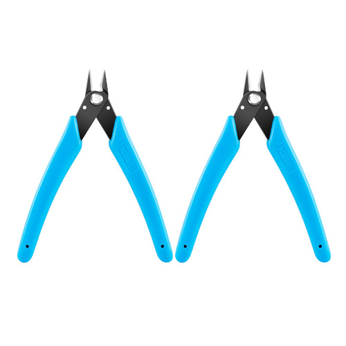 Factory direct sales 5-inch 170II scissors diagonal nose pliers Gundam model rubberized handle plastic nozzle electronic diagonal pliers