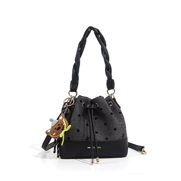 Drawstring Design, Stylish Bucket Bag, High-End Design, Niche Handbag, Versatile for Commuting and Everyday Use, Crossbody Bag