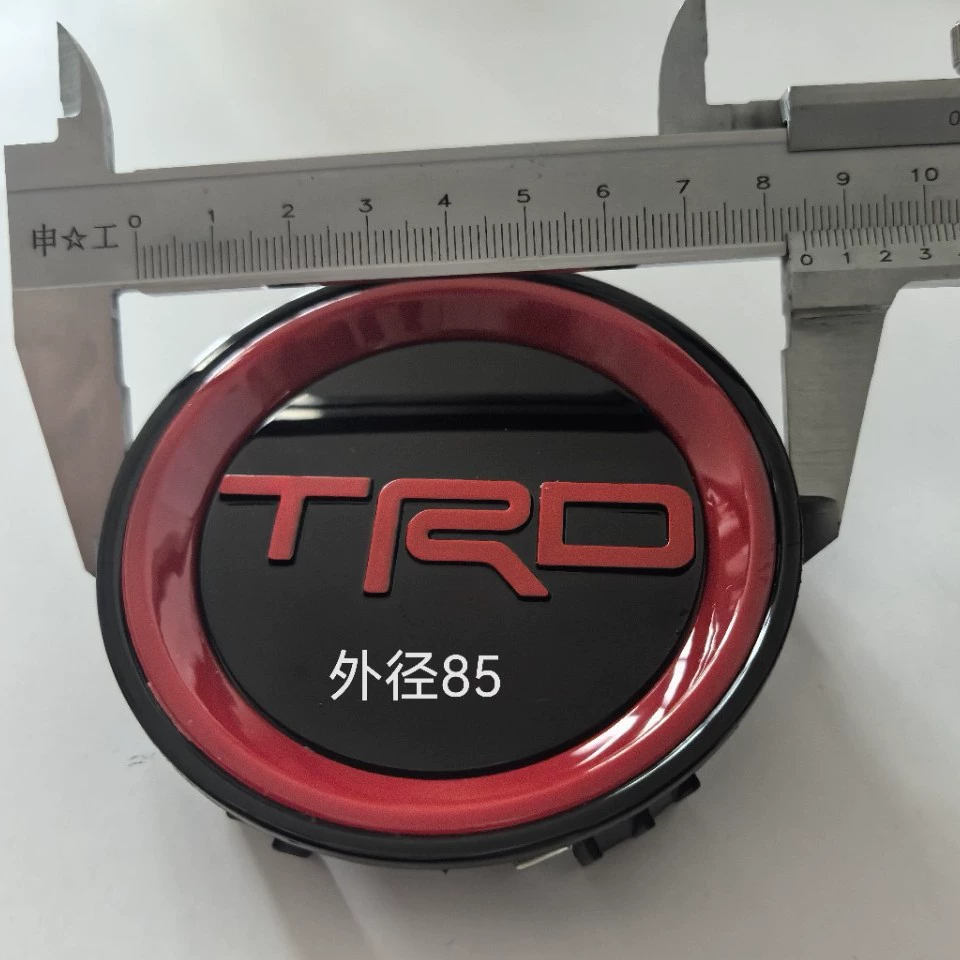 Декоративная накладка на ступицу колеса TRD, внешний диаметр 85 мм, держатель для колеса, центральная наклейка на шину, колпак TRD, TRD1664