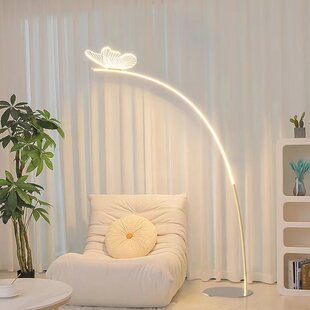Live Broadcast Floor Lamp Simple Designer Piano Lamp Living Room Eye Protection Creative Bedroom Atmosphere Bedside Internet Celebrity Butterfly Lamp