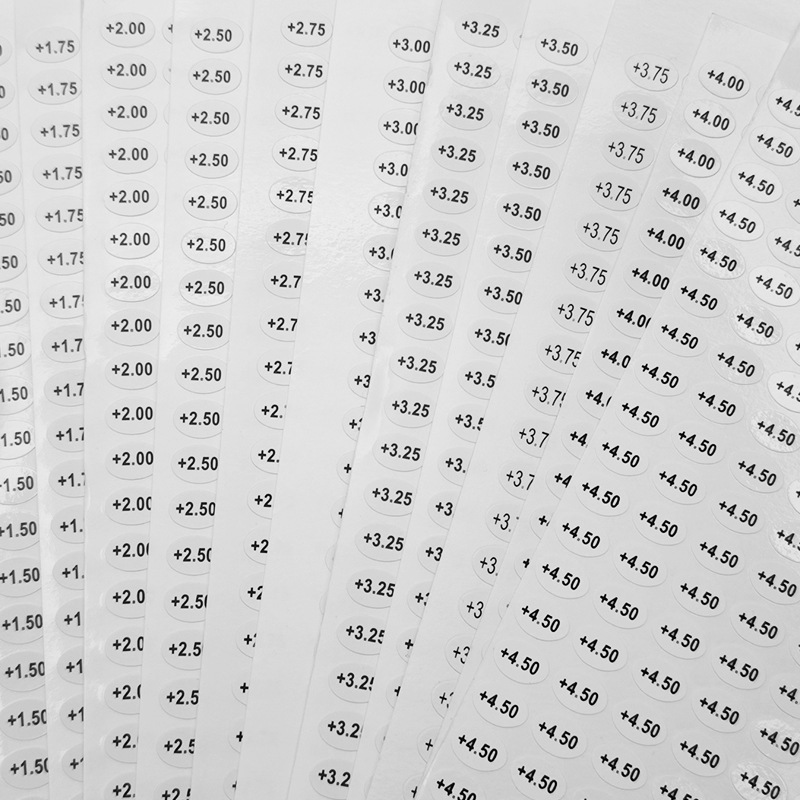 Glasses Electrostatic Film Labeling, Reading Glasses Degree Labeling, Glasses Labeling, Blue Light Labeling, Polarized Labeling, Rectangular