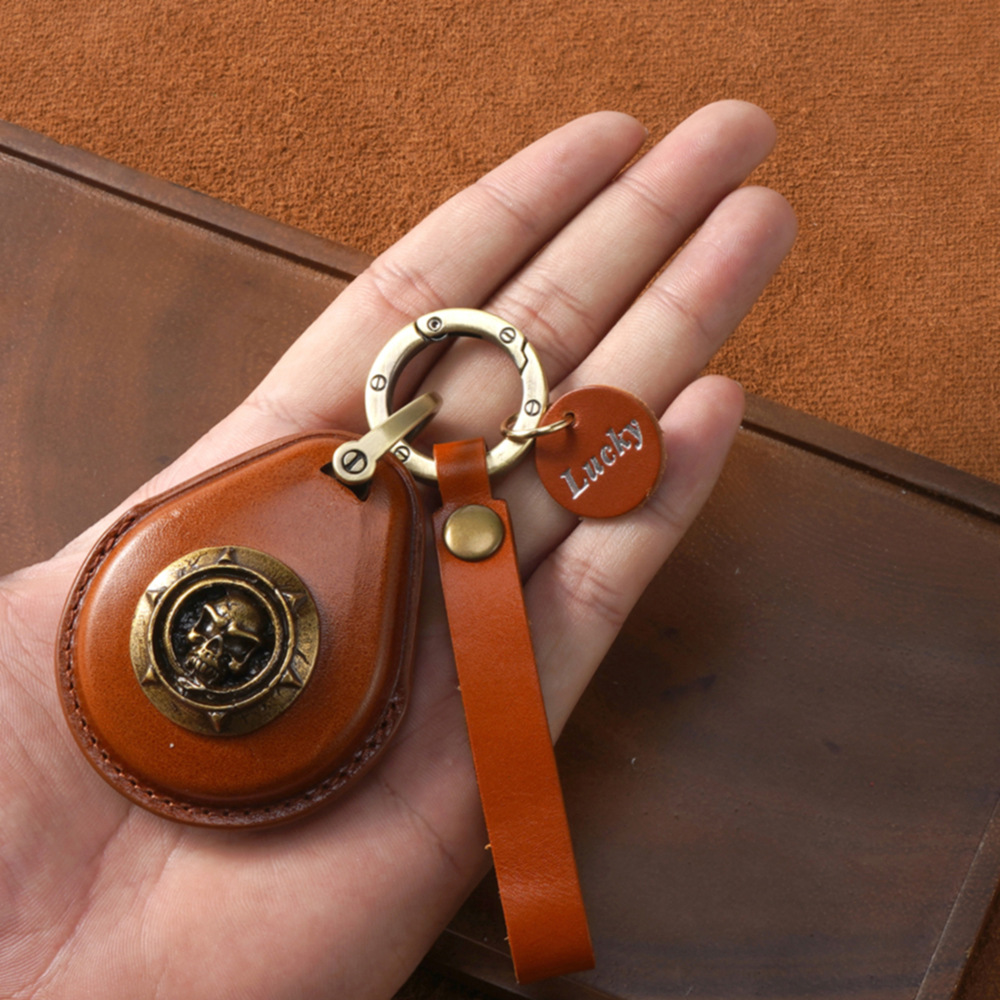 할리 키 케이스 22 X48 유도 시작 키 체인 키 114 활공 오토바이 구리 라벨 키 케이스