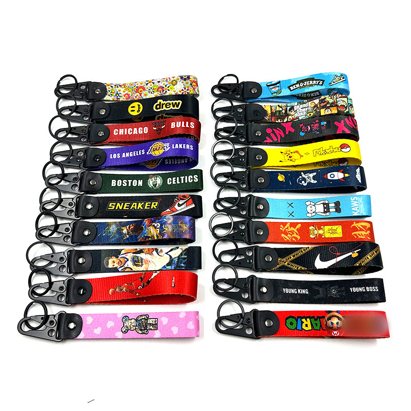 Tide Brand Hawk Buckle Pikachu R Star Astronaut Jordan KAW Headline D Trend Keychain Pendant