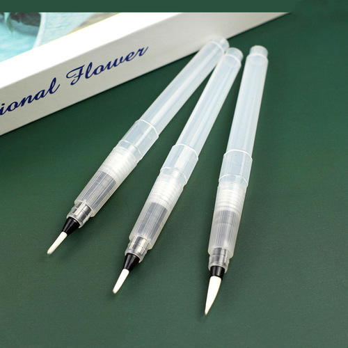 Water storage pen water writing watercolor pen fountain pen filling water painting pen hook line solid watercolor pen water soluble color lead