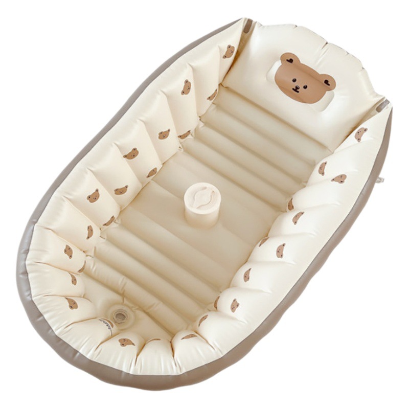 Ins Korean-Style Inflatable Bathtub for Children, Inflatable Baby Bath Tub, Indoor Children's Swimming Pool, Home Bathing Tub Wholesale