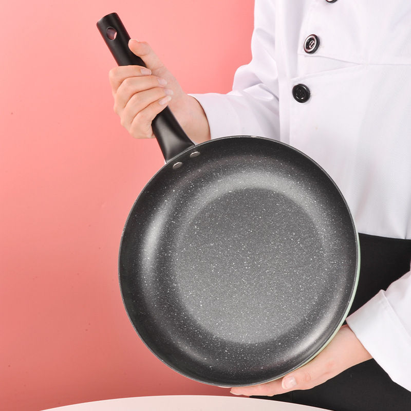 Maifan Piedra sartén antiadherente 304 de tres capas de acero inoxidable sartén antiadherente hogar sartén de carne sartén olla de regalo de comercio exterior