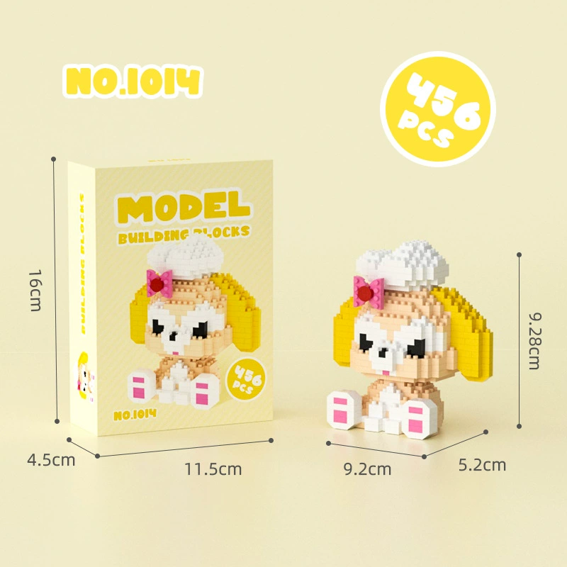 Mini Bricks Cartoon Constructor Set, Sanrio-style Characters, Multiple Models (188–626 pcs)