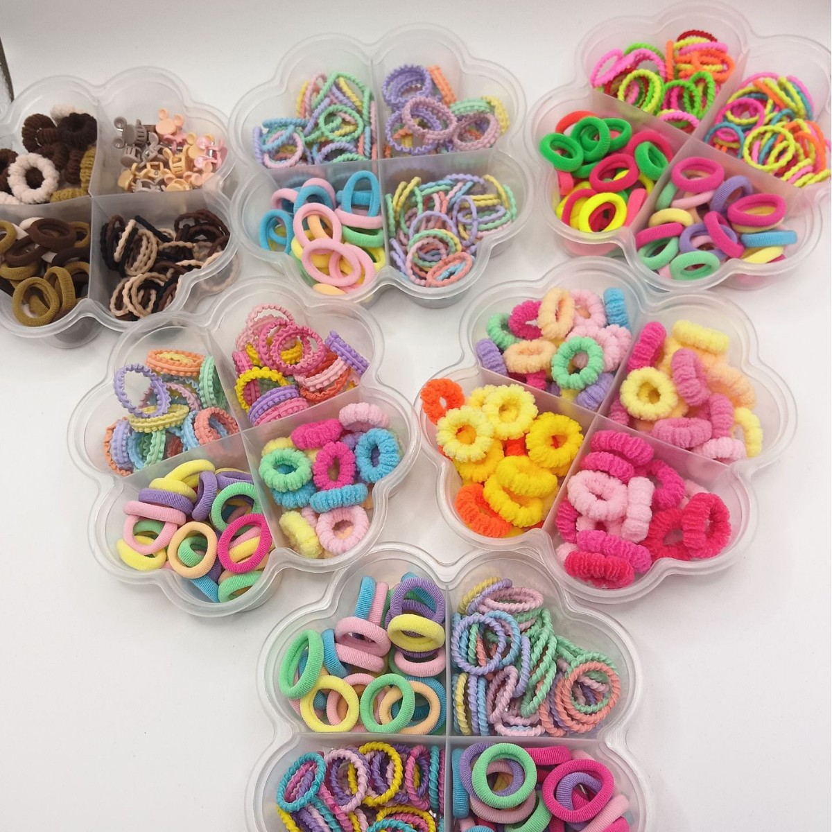 Venta directa de fábrica estilo explosivo anillo de toalla de color dulce princesa atar el cabello banda de goma alta elástico cuerda para el cabello accesorios para el cabello