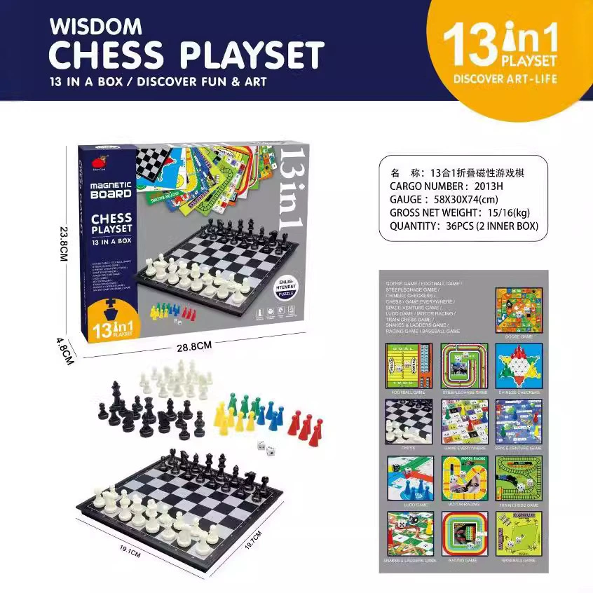 Magnetic folding fighting chess, science and technology, early education