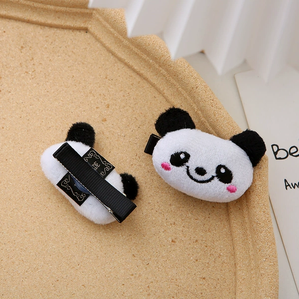 Blushing the little panda hairpin