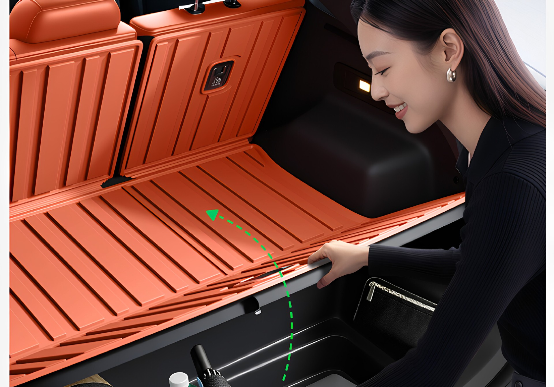 Suitable for Fang Cheng Bao Titanium 7 Trunk Mat, 26 Models of Tpe Integrated Trunk Mat, Car Modification Accessories, Foot Mat Supplies