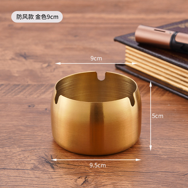 windproof ashtray stainless steel for hotel for commercial use