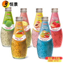 泰国进口美恩奇亚籽果汁饮料290ml*6 草莓芒果椰子混合水果味饮品