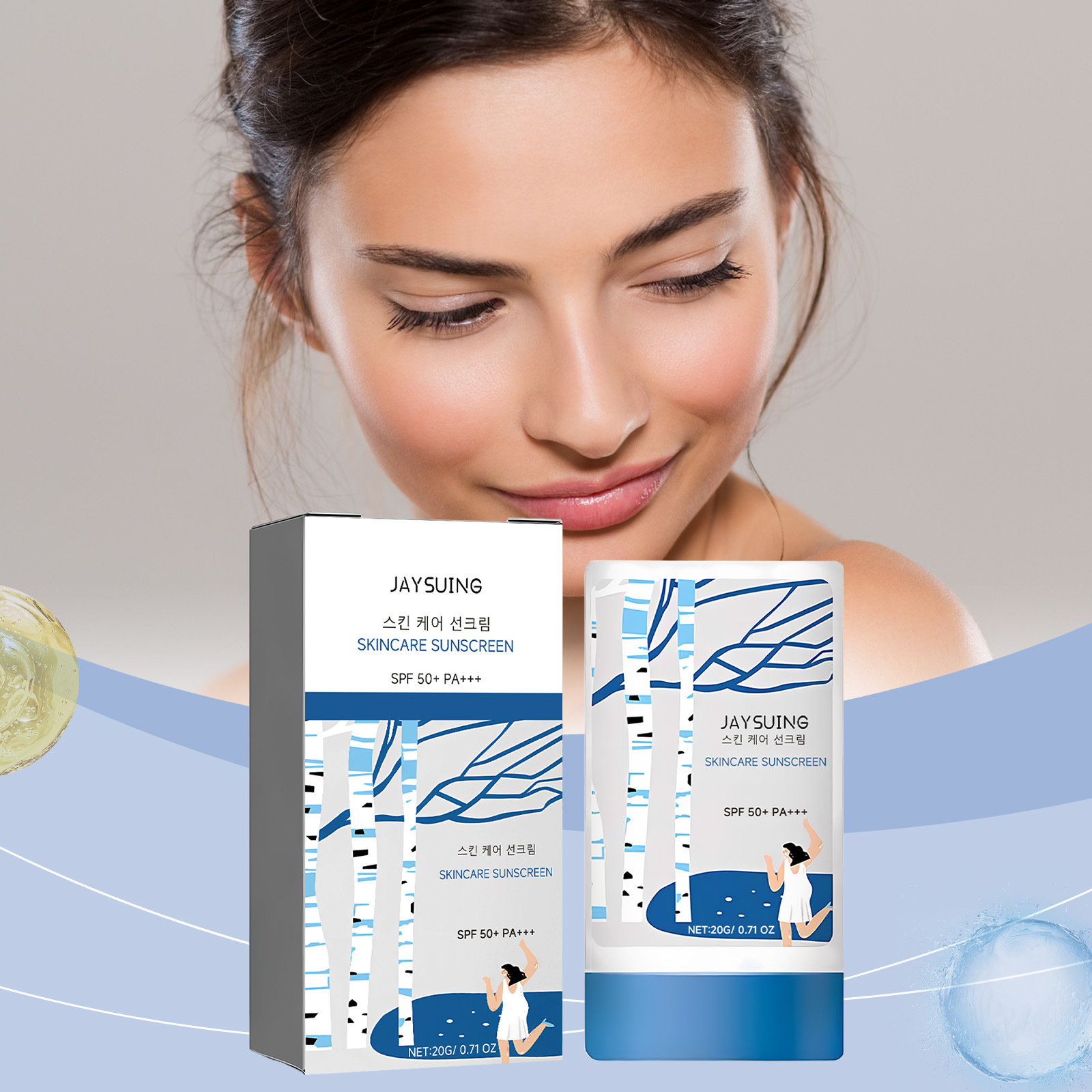 Jaysuing Protective Stick Summer Protection Gentle, Refreshing, Comfortable, Natural, Lightweight, Moisturizing Care Stick
