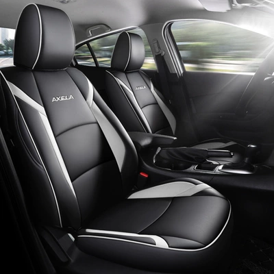 Modelə uyğun (Original) oturacaq örtükləri Mazda 3 14-24 Special - black-and-white-standard-edition-2019-2024