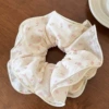 67# pink floral four-layer hair tie-16cm