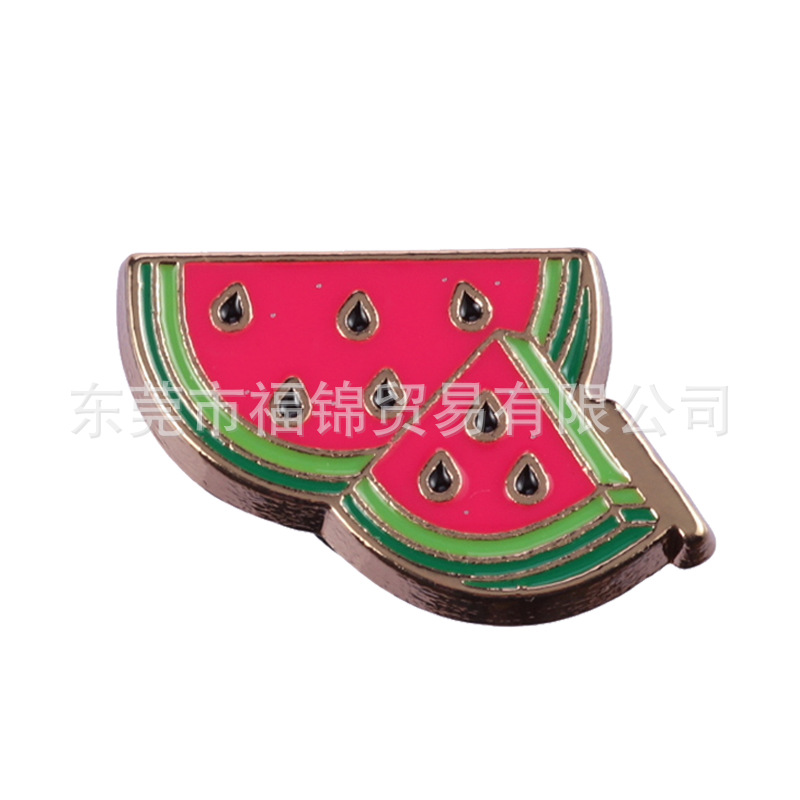 Nuevos accesorios de zapatos de hormigón, botones de zapatos de fruta metálica, accesorios de zapatos de flores del centro comercial