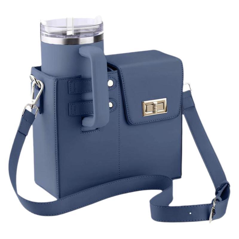 2024 nueva botella de bebida portátil bolsa de taza de agua tendencia transfronteriza nueva bolsa de viaje de diseño de nicho bolsa de mensajero de hombro