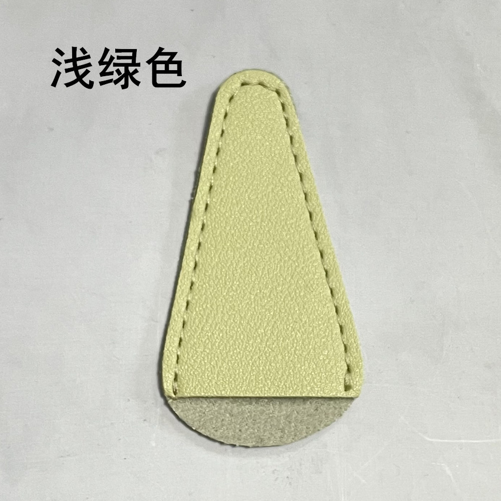 En stock tijeras de pelo nariz cubierta de cuero con seis colores imprimible logotipo tijeras de cejas cubierta protectora tijeras de barba tijeras cruzadas cubierta de almacenamiento