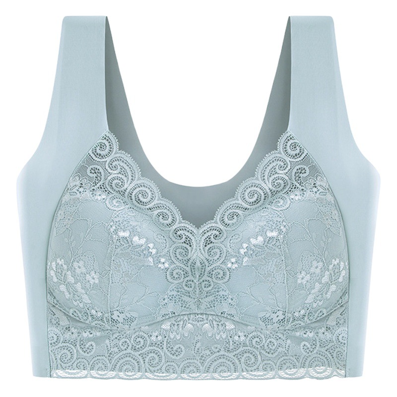 ライブで話題の大きいサイズシームレスブラ、女性用プッシュアップフランス風ノンワイヤーブラ、美背セクシースポーツ美背ガールズブラトップ