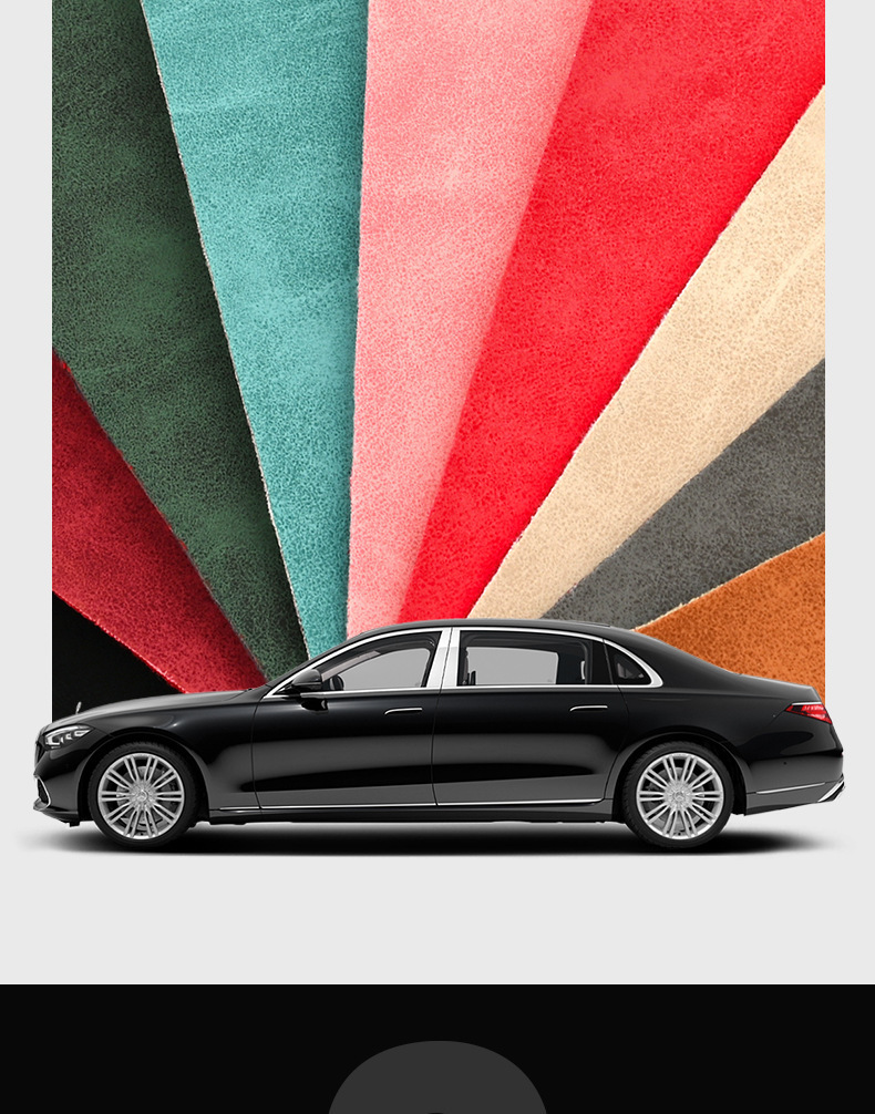 Cross-Border Car Sun Visor Glasses Holder Bill Holder Car Multifunctional Suede Card Holder Tissue Bag Sunglasses Holder