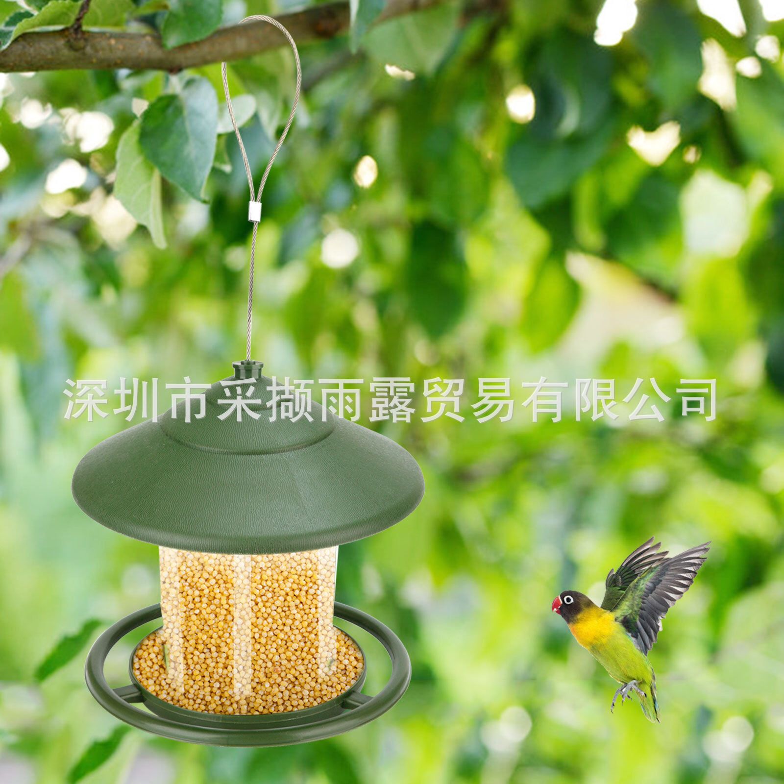 후크가있는 새 피더