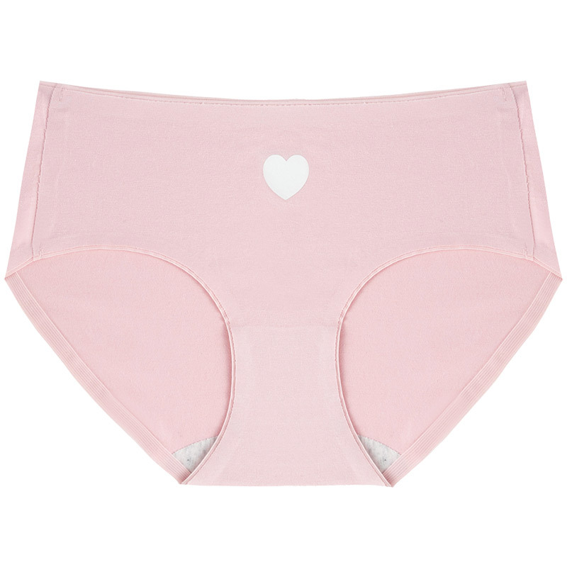 Ropa interior de mujer de algodón sin costuras entrepierna antibacteriana de algodón transpirable pantalones cortos triangulares de niña delgada de verano ropa interior de niña de cintura media