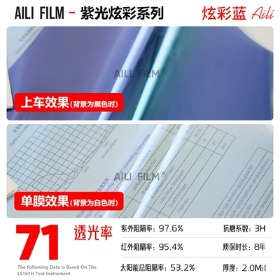 Automotive Film — Imperial Purple Optical Film Series High - 152m-x-15m-colorful-blue