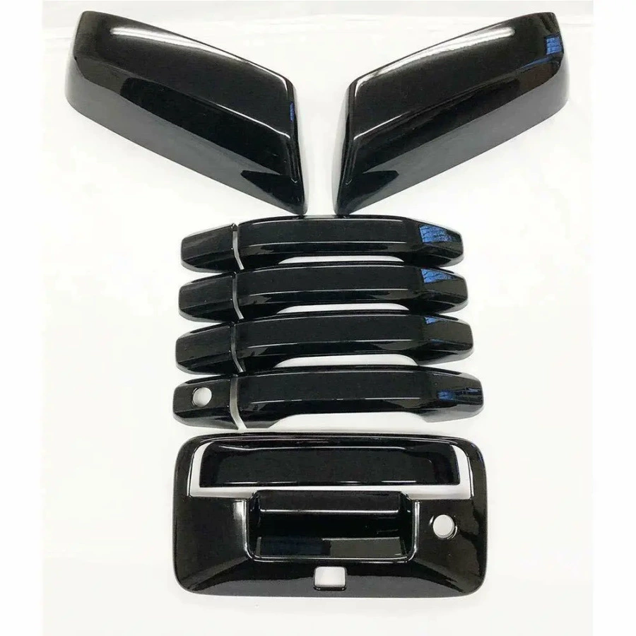 14-18 Chevrolet Silverado/tahoeGMC sierra Яркий черный чехол для ручки