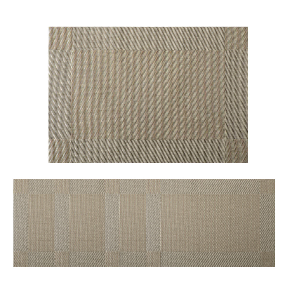 Marco Tesling pvc fácil de limpiar almohadilla de aislamiento térmico de estilo europeo sensación de alto nivel hotel hogar mantel de mesa mantel occidental mantel de mesa