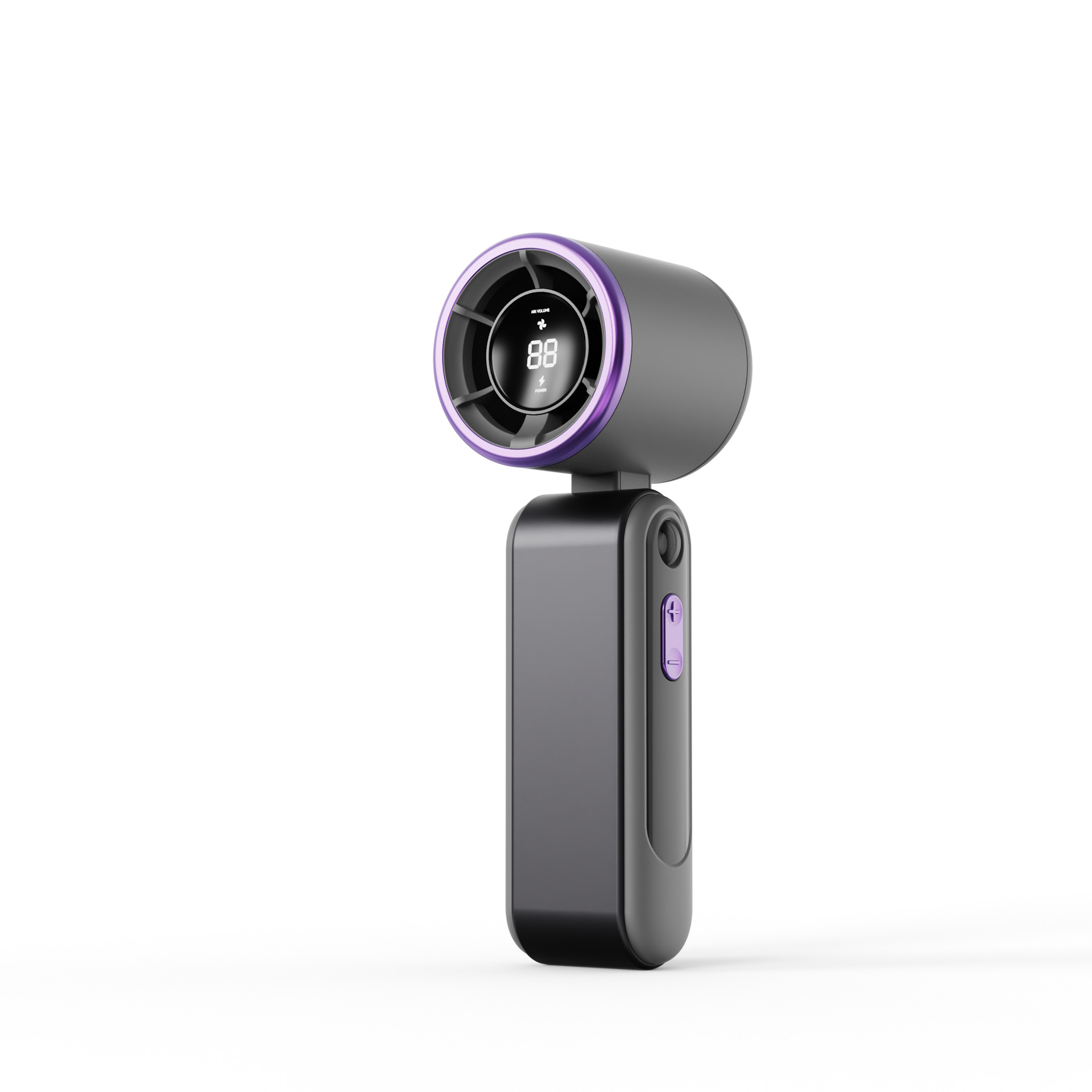 2025 nuevo ventilador portátil de alta velocidad de 100 velocidades mini usb plegable portátil turbina pequeño ventilador al por mayor