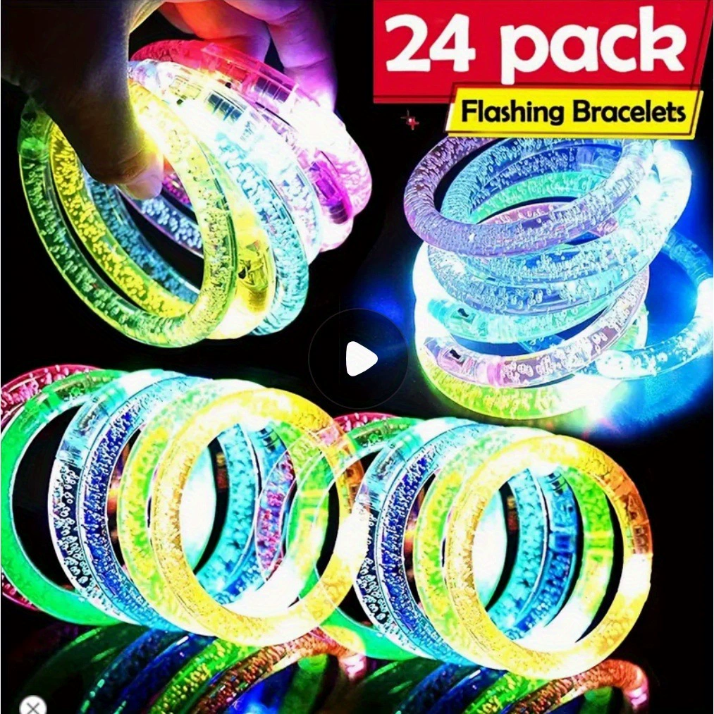 2025 новых светящихся браслетов с LED-подсветкой для кросс-бордерного дропшипинга