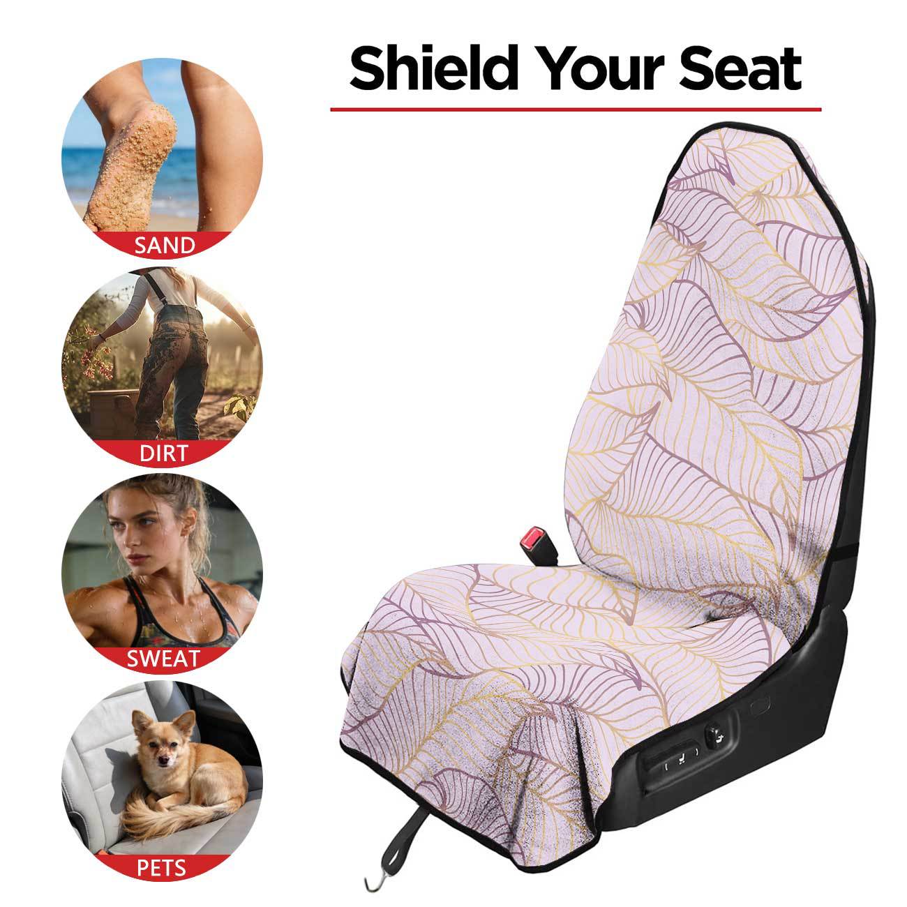 Car seat towel cover front seat protector suitable for gym and exercise, universal for all seasons, car use 132
