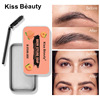 KissBeauty cross -border hot sale of peach eyebrow glue, colorless transparent, refreshing, natural eyebrow fixed soap