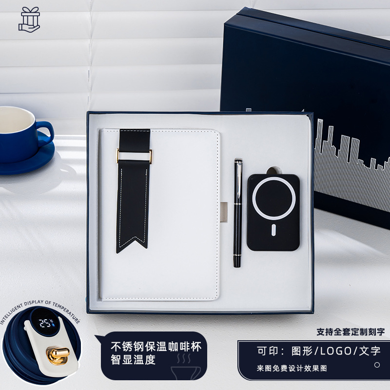 Black DD portátil pluma de hebilla plateada banco de energía inalámbrico