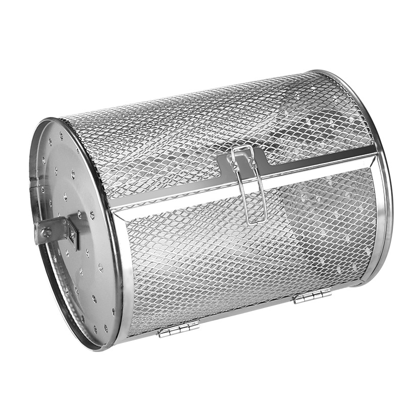 Accesorios para freidora BioloMix15L, cesta giratoria de acero inoxidable, rodillo giratorio para parrilla, compatible con el modelo MA528T, en stock.
