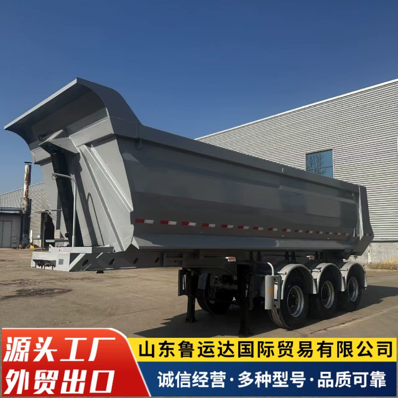 Трансграничная поставка полуприцепов-самосвалов, четырехосных самосвальных тягачей с задним поворотом, самосвалов для земляных работ и инженерного транспорта.