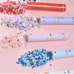 Wedding Supplies Complete Wedding Celebration Spray Color Ribbon Fireworks Small Firecrackers Handheld Wedding Spray Gun Firecracker Barrel Wedding Celebration Spray Flower Barrel 