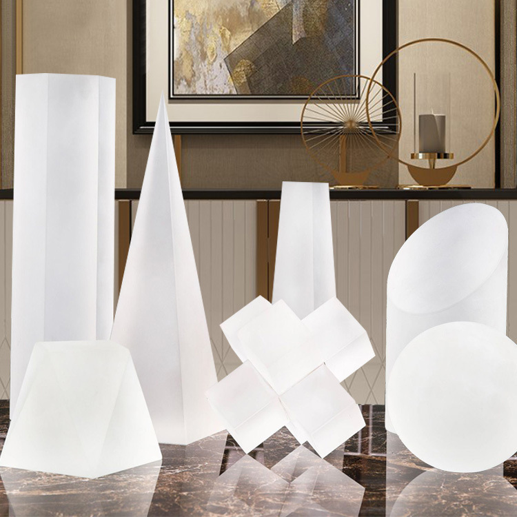 Modern Simple Nordic Creative Geometric Crystal Home Decoration Wine Cabinet Entrance Office Model Room Light Luxury Decoration