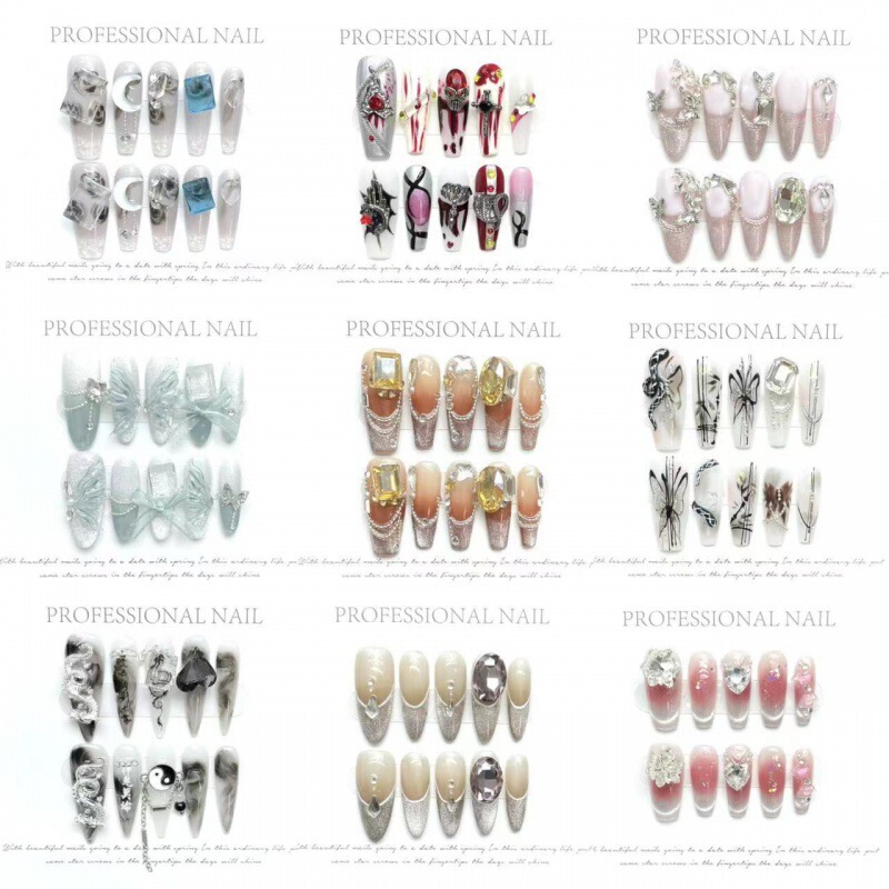 Little Red Book popular handmade wear nail wholesale short nude color blooming nail nail nail piece finished nail sticker fake nail Little Red Book popular handmade wear nail wholesale short nude color blooming nail nail nail piece finished nail sticker fake nail