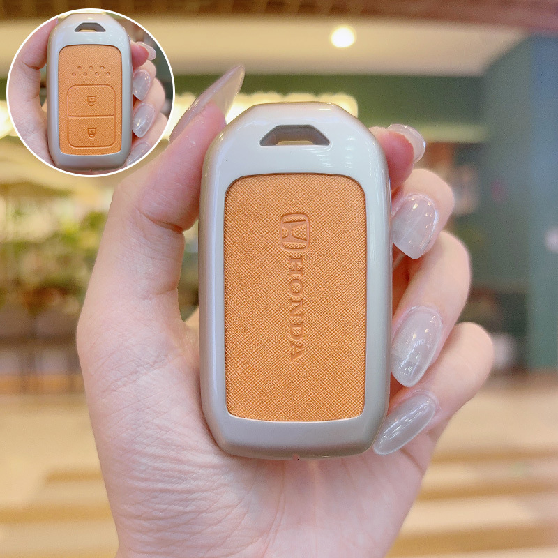 ホンダのキーカバーを適用します。女性十一代アコード十代思域crv型格xrv冠道英仕派のキャンバスボタンです。|undefined