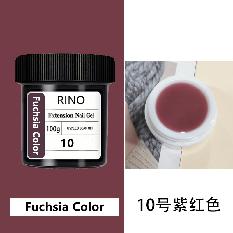 무통 20색 네일 연장 젤 10호 100g