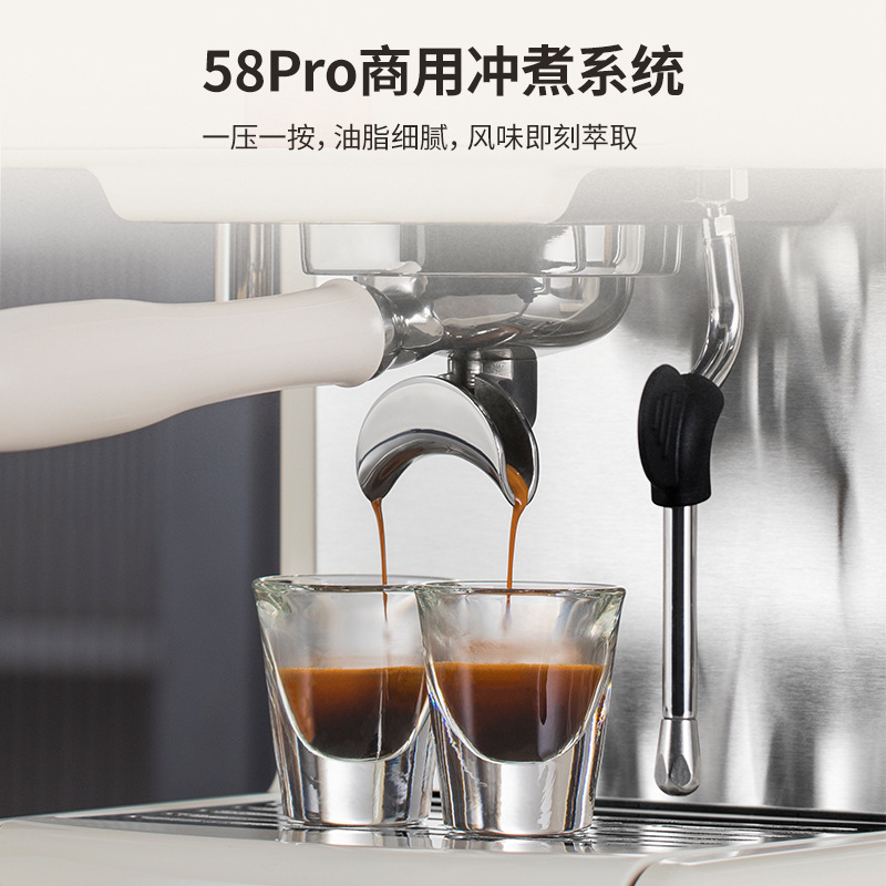 Gramley CRM3609 Italian Semi-Automatic Home Coffee Maker, Pump Pressure, Small Cross-Border Espresso Machine