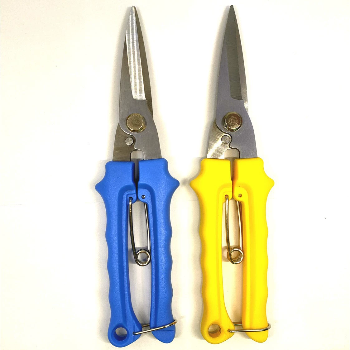 Нержавеющая сталь Электронные ножницы из кожи Промышленный класс Мощные электрические ножницы алюминиевые ножницы проволочные канавки ножницы 7 дюймов 8 дюймов замок ножницы