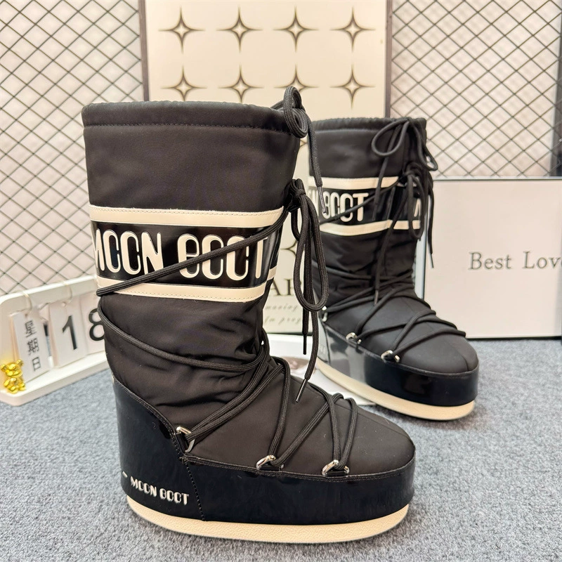 Space winter ski keep warm non-slip boots platform