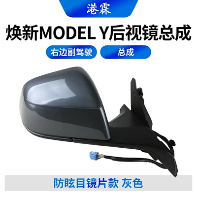 Y L rearview mirror — Rear mirror/rearview mirror assembly - renewed-y-assembly-anti-glare-lens-model-gray-passenger-side
